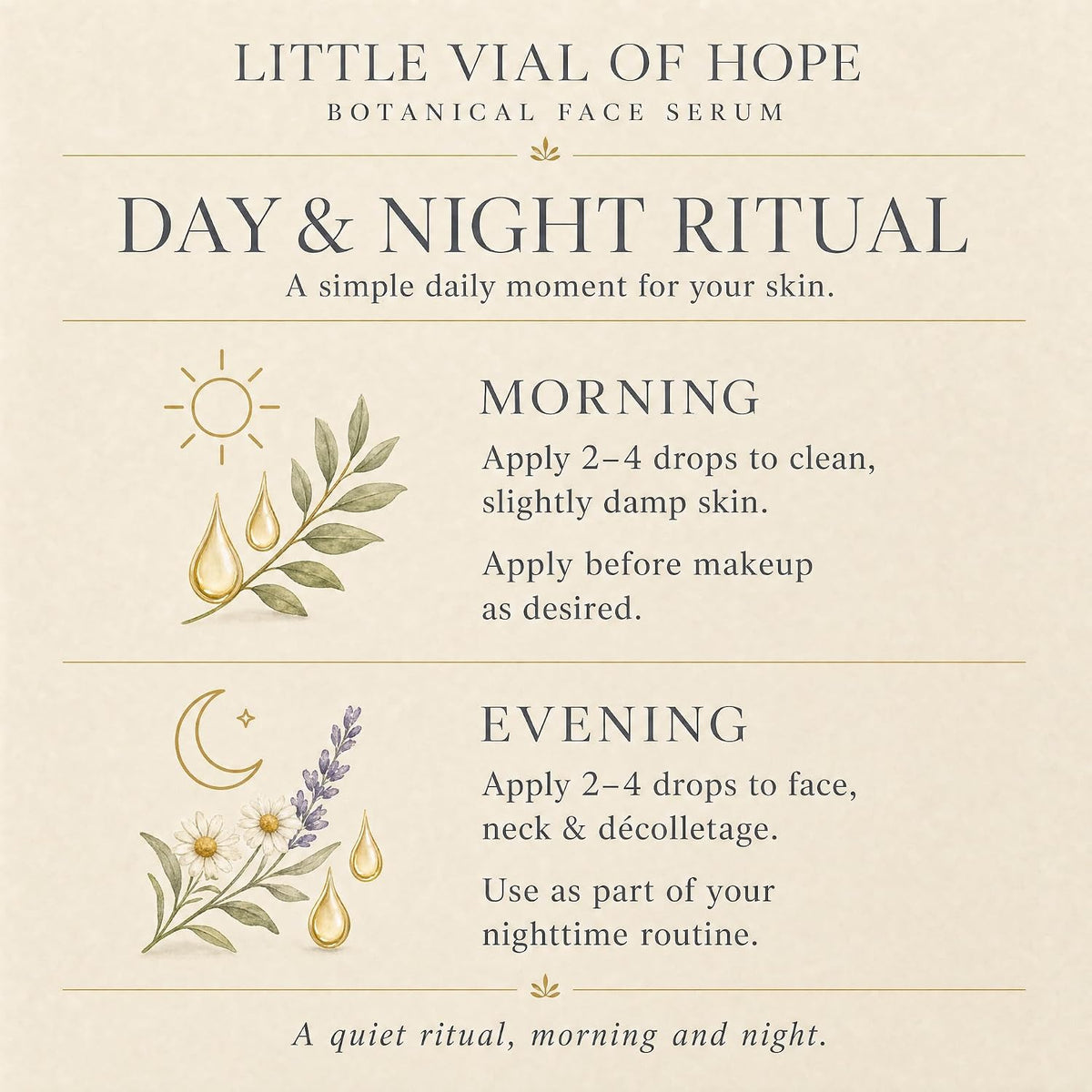 Little Vial of Hope Botanical Face Serum
