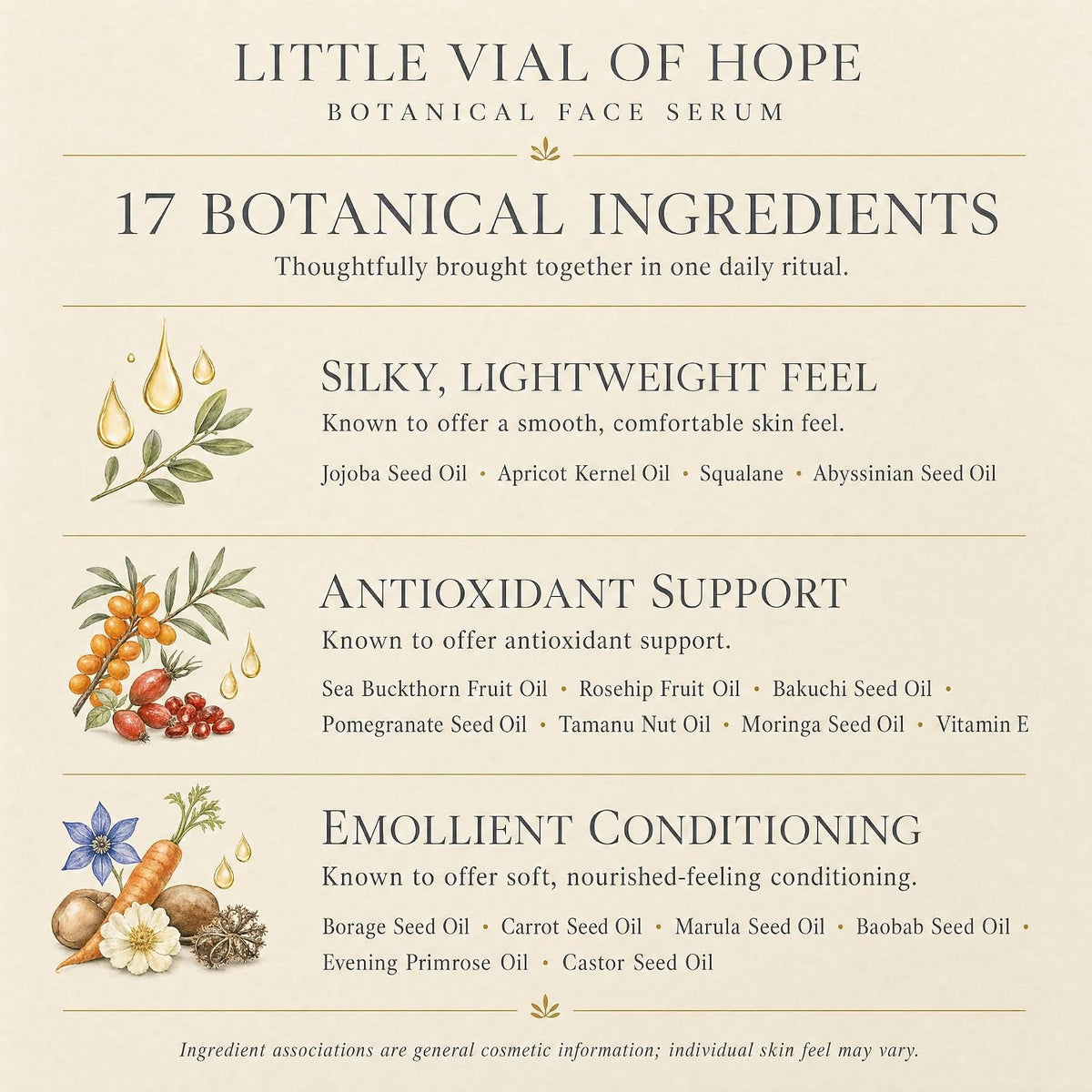 Little Vial of Hope Botanical Face Serum